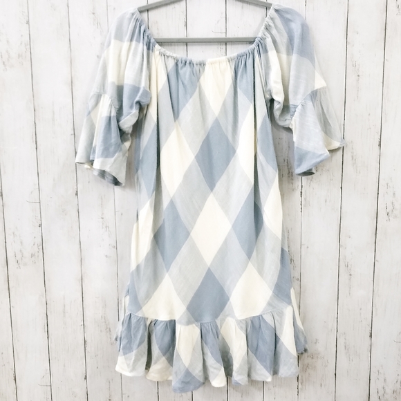 ♡NWT♡ Tula Rosa Sara Mini Dress Cottage Blue - Picture 7 of 11